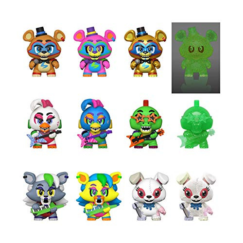 Funko Mystery Minis Five Nights at Freddys  Security Breach - One Mystery Figure  Multicolour  3 inches