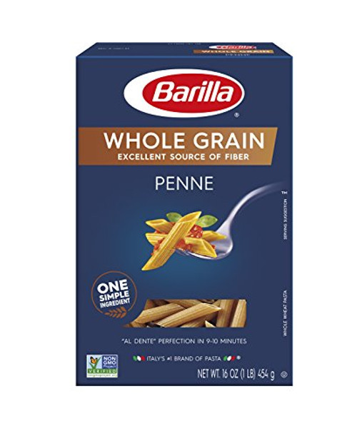 Barilla Whole Grain Pasta Penne 16 Ounce -Pack of 8- Barilla Whole Grain Pasta Penne 16 Ounce -Pack of 8-