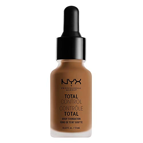 NYX PROFESSIONAL MAKEUP Total Control Drop Foundation - Nutmeg  Medium-Deep With Warm Undertones