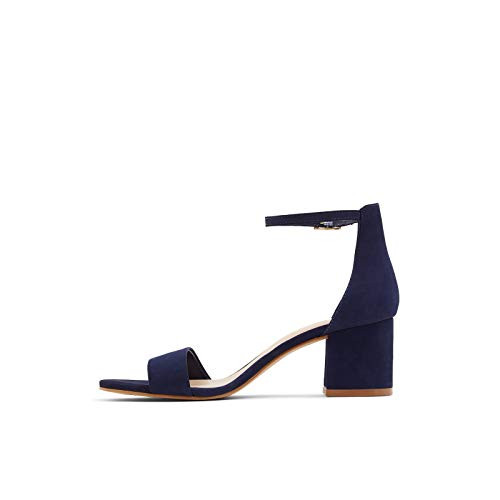 ALDO Womens Vilarrosa Block Heel Sandal Heeled  Navy  11