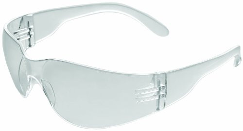 ERB 17987 iProtect Readers Safety Glasses with -1-0 Bifocal Power  Clear Frame with Clear Lens