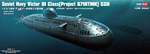 Hobby Boss Victor III Class -Project 671RTMK- SSN Boat Model Building Kit