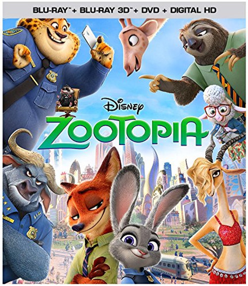 Zootopia -3D-BD-DVD-Digital HD- -Blu-ray-
