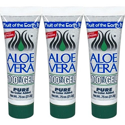 Fruit of the Earth Aloe Vera Gel Tube 0-75 Oz Travel Size -Pack of 3- Fruit of the Earth Aloe Vera Gel Tube 0-75 Oz Travel Size -Pack of 3-