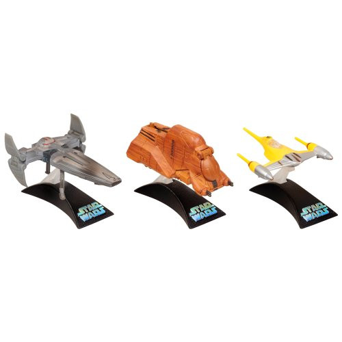 Star Wars Die Cast Titanium Vehicle - Sith Infiltrator, Trade Federation MTT, Naboo N-1 Starfighter Star Wars Die Cast Titanium Vehicle - Sith Infiltrator, Trade Federation MTT, Naboo N-1 Starfighter