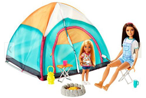 Barbie Camping Fun Skipper and Chelsea 2 Doll Tent playset Barbie Camping Fun Skipper and Chelsea 2 Doll Tent playset