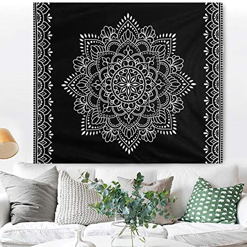 Mandala Tapestry Wall Hanging Wall Tapestry for Bedroom Living Room Dorm Decorations Black and White Tapestry Mystic Tapestry Home Decor Hanging Ta Mandala Tapestry Wall Hanging Wall Tapestry for Bedroom Living Room Dorm Decorations Black and White Tapestry Mystic Tapestry Home Decor Hanging Ta
