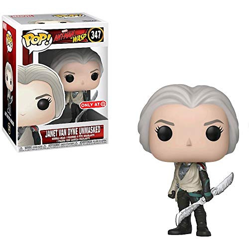 Funko Janet Van dyne Unmasked -Target Exclusive- Ant-Man and The Wasp x POP Marvel Vinyl Figure - 1 Official Marvel Trading Card Bundle -347 - 3079 Funko Janet Van dyne Unmasked -Target Exclusive- Ant-Man and The Wasp x POP Marvel Vinyl Figure - 1 Official Marvel Trading Card Bundle -347 - 3079