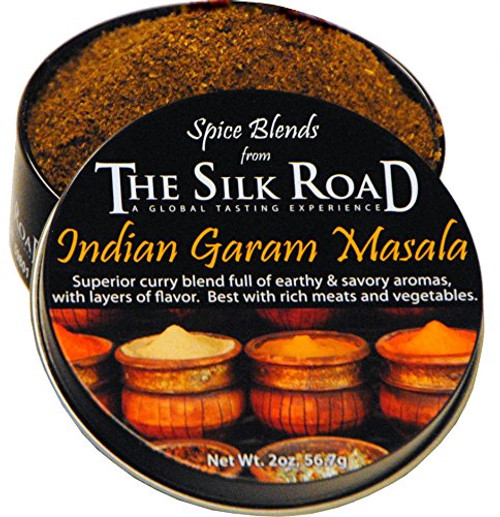 Indian Garam Masala Spice Blend from The Silk Road Restaurant and Market -2oz- No Salt - All Natural Indian Seasoning - Vegan - Gluten Free Ingredients Indian Garam Masala Spice Blend from The Silk Road Restaurant and Market -2oz- No Salt - All Natural Indian Seasoning - Vegan - Gluten Free Ingredients