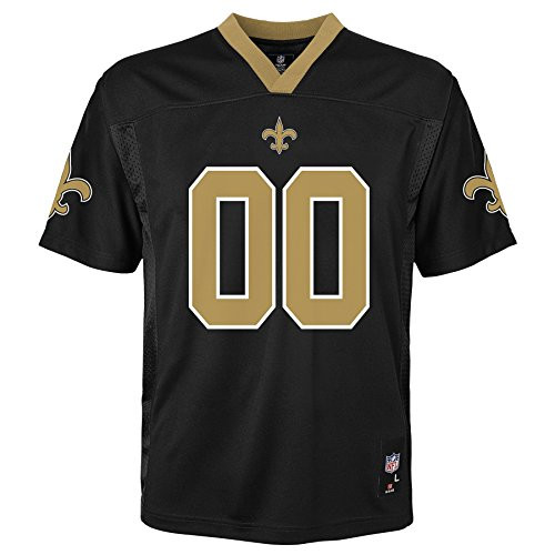 NFL by Outerstuff Kids and Youth Team Color Fashion Jersey New Orleans Saints 12 Months NFL by Outerstuff Kids and Youth Team Color Fashion Jersey New Orleans Saints 12 Months