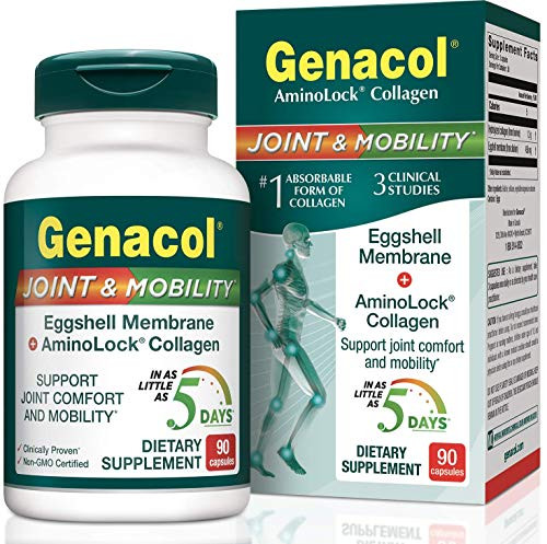 Eggshell Membrane - Collagen Pills Joint Supplement - 90 GENACOL Joint and Mobility Capsules - Natural Source of Glucosamine Chondroitin Hyaluronic Aci Eggshell Membrane - Collagen Pills Joint Supplement - 90 GENACOL Joint and Mobility Capsules - Natural Source of Glucosamine Chondroitin Hyaluronic Aci