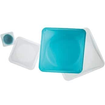 Cole-Parmer Medium Square Polystyrene Weigh Boats  White  100 mL  100-Pk