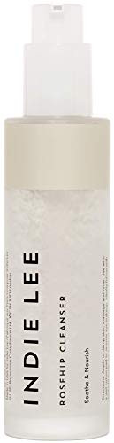 Indie Lee Rosehip Cleanser - Soothing and Nourishing Face Wash with Rosehip Seed Oil and Red Seaweed  Ideal for Sensitive Skin -4oz - 125ml-