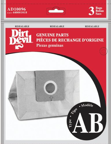 Dirt Devil Type AB Vacuum Bags -3-Pack-  AD10096