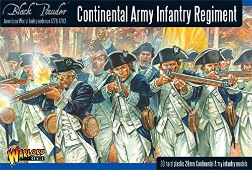 Black Powder Revolutionary War Continental Army Infantry Regiment 156 Military Wargaming Plastic Model Kit
