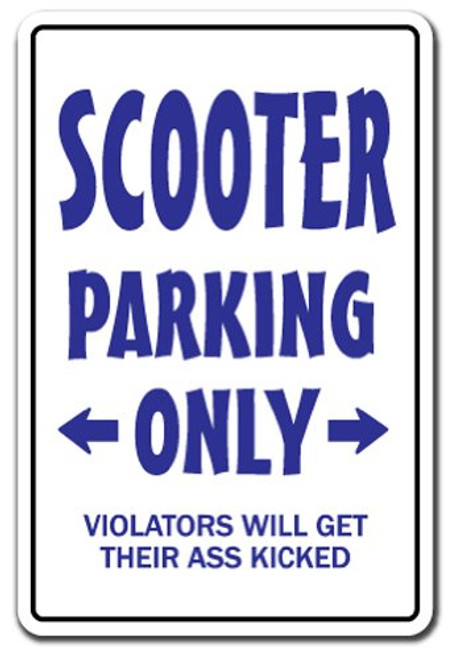 Scooter Parking Sign Redneck Hillbilly Nickname Dixie Country Southern - Indoor-Outdoor - 20 Tall Scooter Parking Sign Redneck Hillbilly Nickname Dixie Country Southern - Indoor-Outdoor - 20 Tall