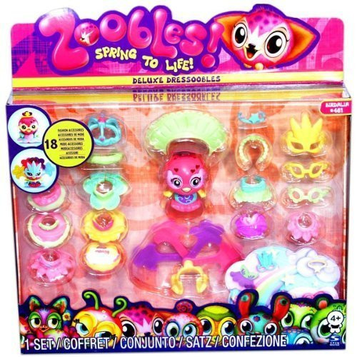 Zoobles Spring To Life Deluxe Dressobles set With Birdalia # 461