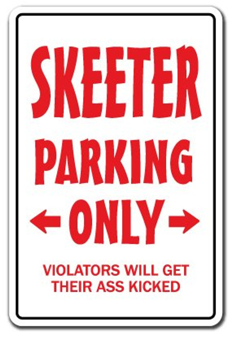 SignMission Skeeter Parking Decal Redneck Hillbilly Nickname Dixie Country Southern Beer - Indoor-Outdoor - 9 Tall SignMission Skeeter Parking Decal Redneck Hillbilly Nickname Dixie Country Southern Beer - Indoor-Outdoor - 9 Tall