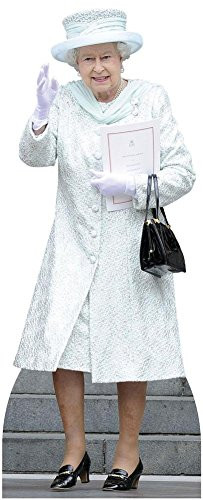 Queen Elizabeth Lifesize Standup Cardboard Cutouts 68 x 24in