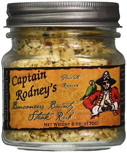 Captain Rodneys Private Reserve Boucaneers Rub  Bounty Steak  6-0 Ounce