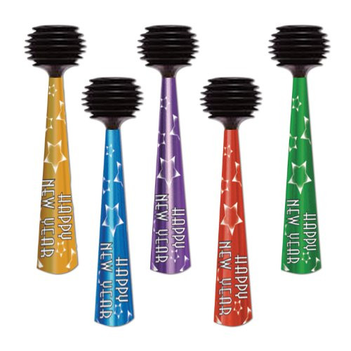 Beistle 80104 25-Piece 25 Foil Air Horns, 11-Inch