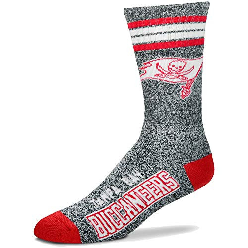 NFL Tampa Bay Buccaneers 4 Stripe Deuce Socks  Large
