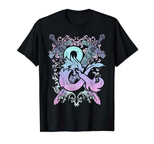 Dungeons and Dragons Ampersand Pastel Logo T-Shirt