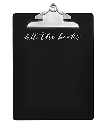 Santa Barbara Design Studio  Hold Everything Chalkboard Clipboard  9 x 12  Hit the Books