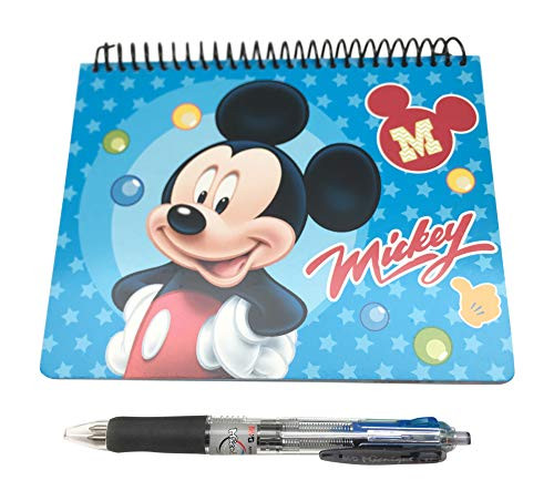 Park Packs Disney Vacation Accessories - Official Disney Autograph Book with MandG 4-Color Pen -Mickey Mouse Blue-