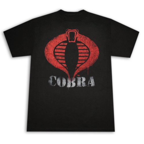 G-I- Joe Cobricon Cobra Logo T-Shirt -Small Navy- G-I- Joe Cobricon Cobra Logo T-Shirt -Small Navy-