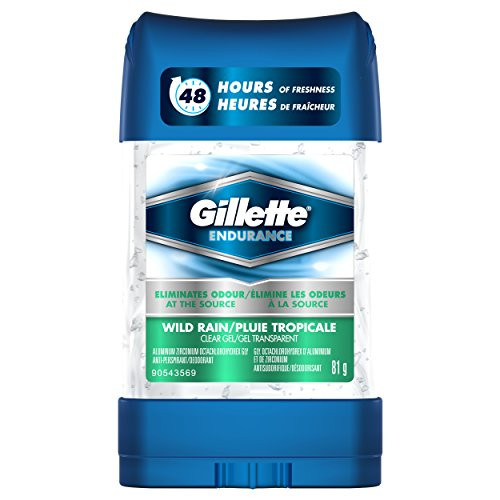 Gillette Endurance Wild Rain Clear Gel Antiperspirant Deodorant Clear Gel 81g