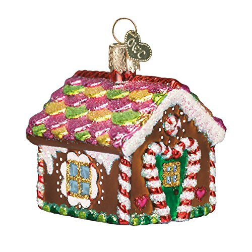 Old World Christmas Collection Glass Blown Ornaments for Christmas Tree  Gingerbread House