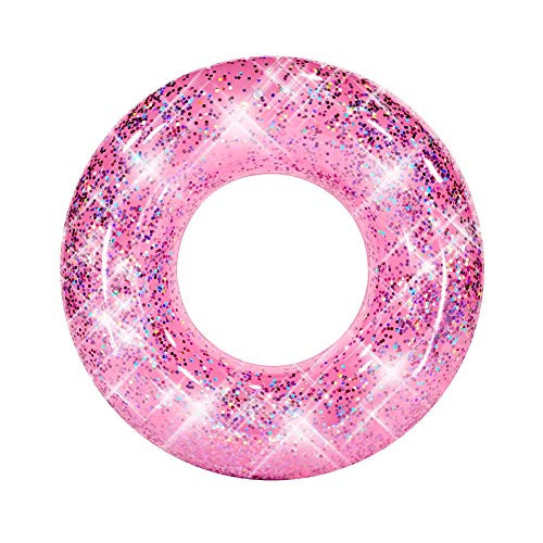 Poolcandy Jumbo Pool Tube  48  Pink Glitter