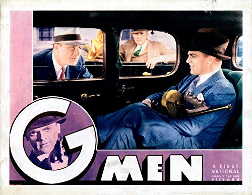 Posterazzi G-Men Us Lobbycard From Left Robert Armstrong James Cagney 1935 Movie Masterprint Poster Print -14 x 11- Posterazzi G-Men Us Lobbycard From Left Robert Armstrong James Cagney 1935 Movie Masterprint Poster Print -14 x 11-