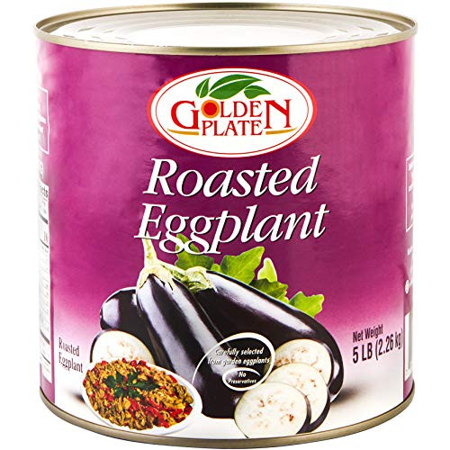 Golden Plate Roasted Eggplants 5 Pounds
