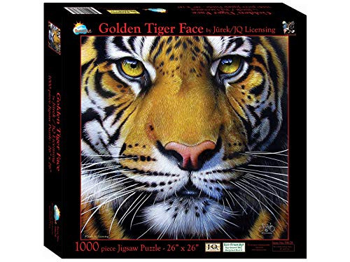 SUNSOUT INC Golden Tiger Face 1000 pc Jigsaw Puzzle