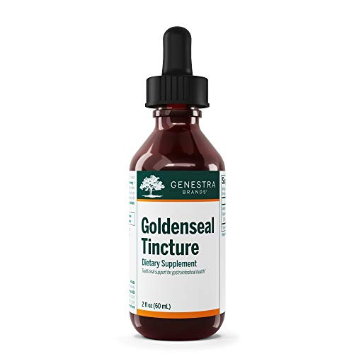 Genestra Brands - Goldenseal Tincture - Herbal Supplement Support for The Digestive Tract - 2 fl- oz- Genestra Brands - Goldenseal Tincture - Herbal Supplement Support for The Digestive Tract - 2 fl- oz-