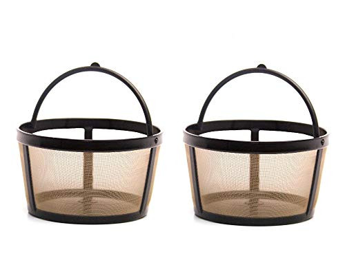 GoldTone Reusable 4 Cup Basket Mr- Coffee Replacement Coffee Filter - Mr- Coffee Permanent Coffee Filter for Mr- Coffee Maker and Brewer -2 Pack--