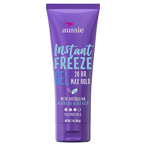 Aussie Instant Freeze Hair Gel with Jojoba Oil and Sea Kelp 7 Ounce Aussie Instant Freeze Hair Gel with Jojoba Oil and Sea Kelp 7 Ounce
