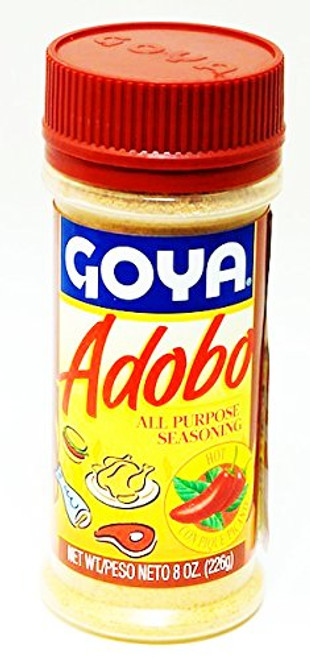 Goya Adobo Seasoning With Hot Pepper 8oz All Purpose Seasoning -2 units-