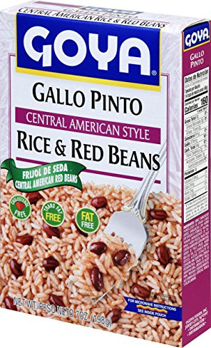 Goya Foods Central American Rice and Red Beans  7 Ounce -Pack of 12-