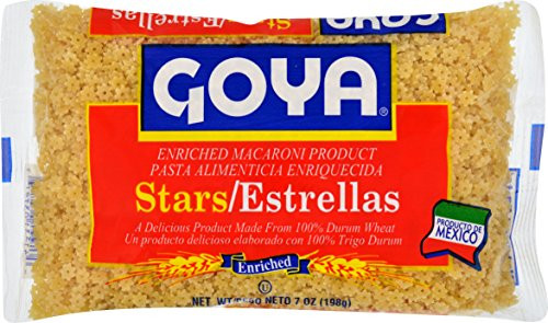 Goya Stars Enriched Macaroni Pasta  7 Ounce