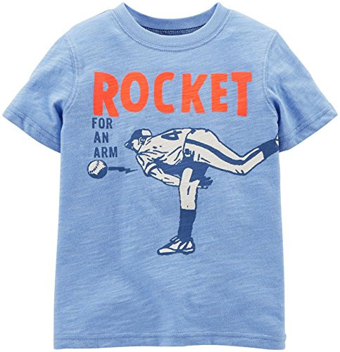 Carters Baby Boys Graphic Tee -Baby- - Rocket 4 an Arm - 3 Months