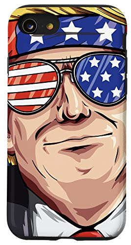 iPhone SE -2020- - 7 - 8 American Flag Vintage USA Patriot Voter Trump 2020 Case