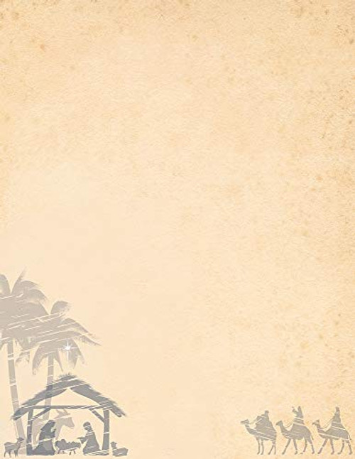 Great Papers Holy Night Holiday Letterhead  8-5 x 11  80 sheets -2018028- Great Papers Holy Night Holiday Letterhead  8-5 x 11  80 sheets -2018028-