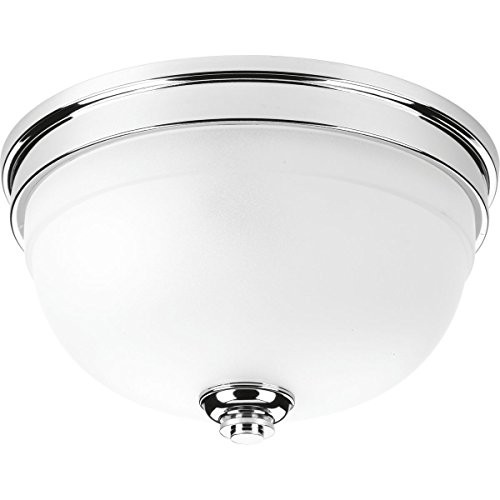 Progress Lighting P350047-015 Topsail Polished Chrome Two-Light Flush Mount