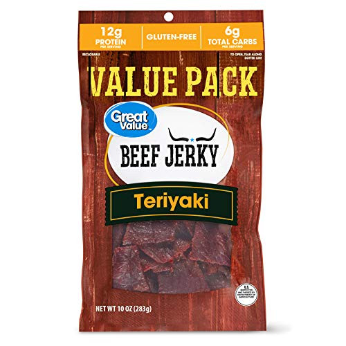 Great Value Teriyaki Beef Jerky Value Pack  10 Oz- -Pack of 1-