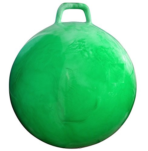 AppleRound Space Hopper Ball with Air Pump 28in-70cm Diameter for Ages 13 and Up  Hop Ball  Kangaroo Bouncer  Hoppity Hop  Jumping Ball  Sit and Boun