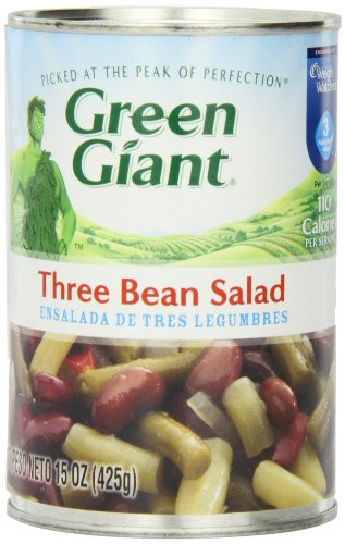 Green Giant Three Beans Salad  15-Ounce -Pack of 6-