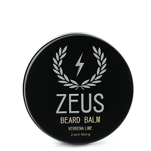 ZEUS Conditioning Beard Balm for Men - 2 Oz - Natural Softening Conditioner for Facial Hair -Verbena Lime- ZEUS Conditioning Beard Balm for Men - 2 Oz - Natural Softening Conditioner for Facial Hair -Verbena Lime-